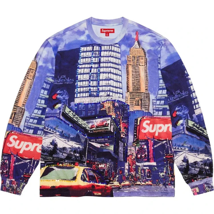 Supreme Skyline Sequin L/S Top