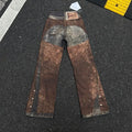 Acne Studios' retro patchwork printed straight-leg jeans
