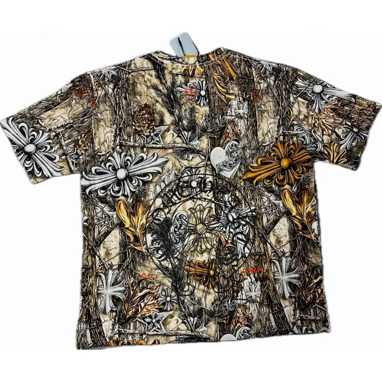 Chrome Hearts x Nike x NOCTA Collaboration Camouflage Print T-Shirt