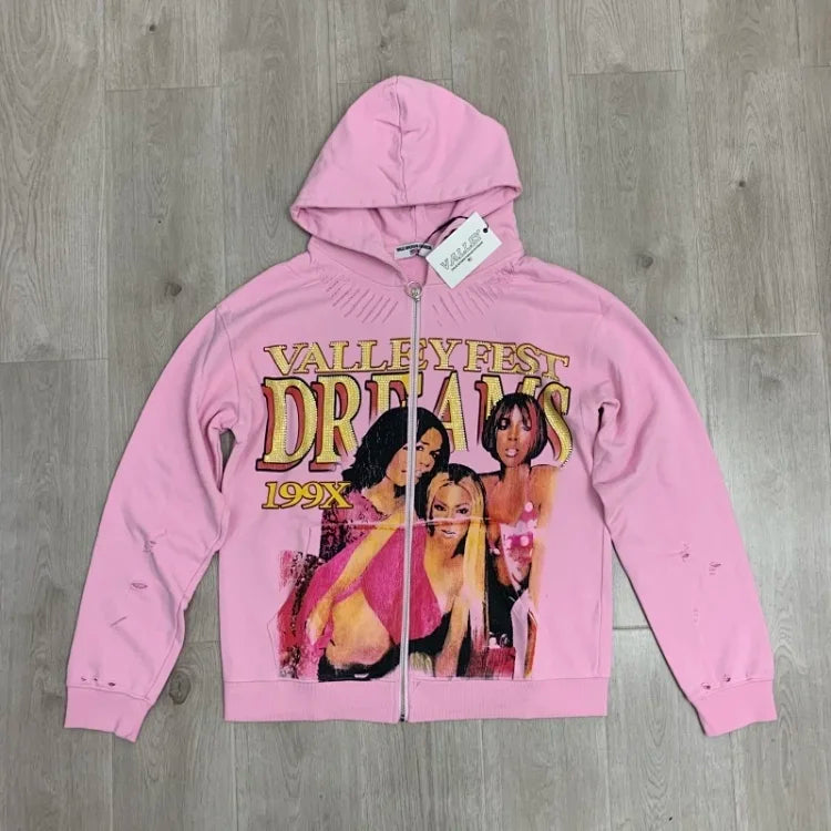 Pink hoodie from Vale Forever Dreams collection