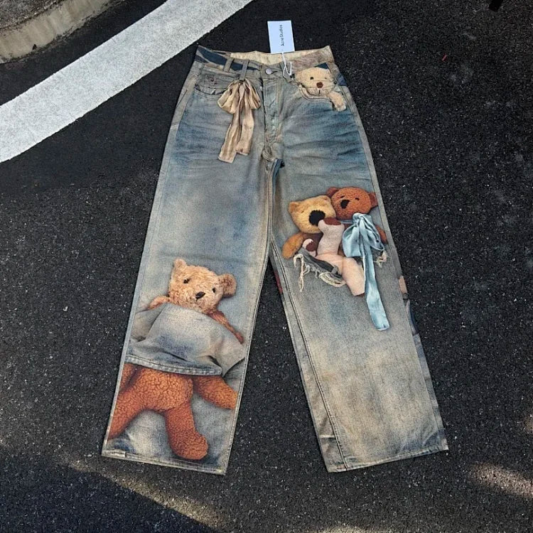 Acne Studios' 1981 Mid-Blue Wide-Leg Jeans