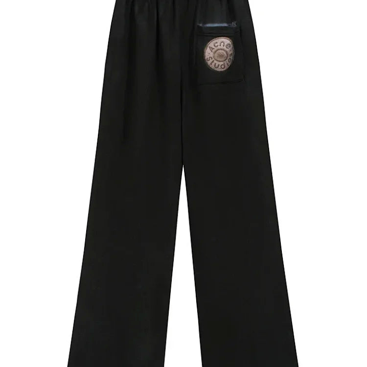Sweet Pants brand black wide-leg sweatpants
