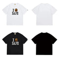 BAPE I LOVE BAPE Tee Short Sleeve T-Shirt