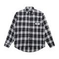 Vetements black and white checkered flannel shirt
