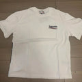 Balenciaga x Supreme 23SS Collaboration White Printed Crew Neck Short Sleeve T-Shirt