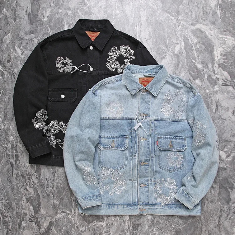 Bust Down Tears Type 2 Denim Jacket