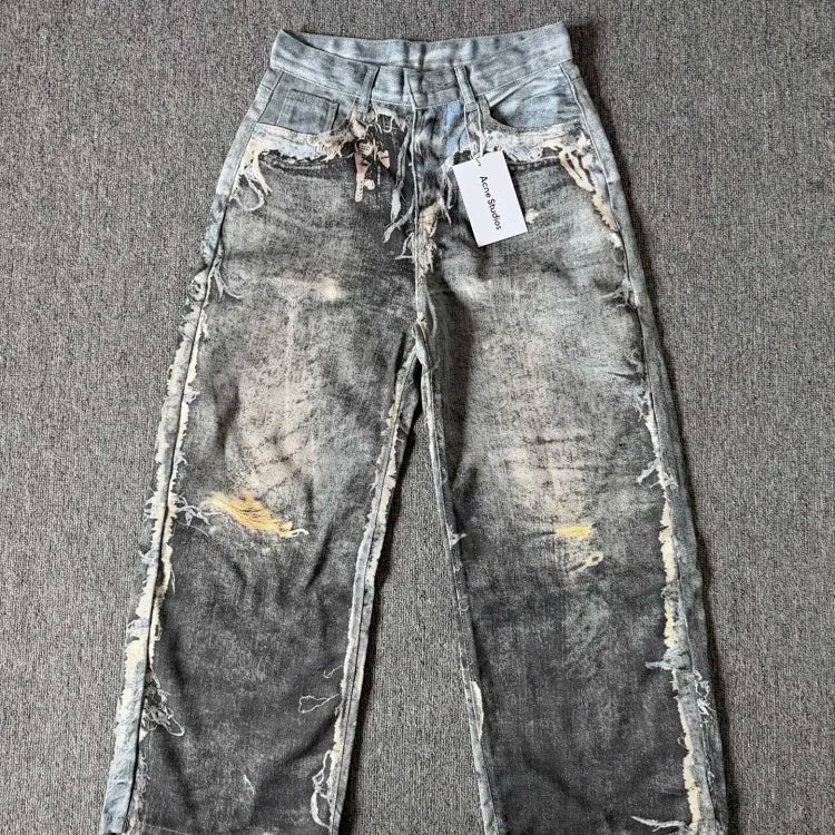 Acne Studios distressed style jeans