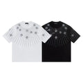 Chrome Hearts White Cross Rhinestone Short-Sleeve T-Shirt