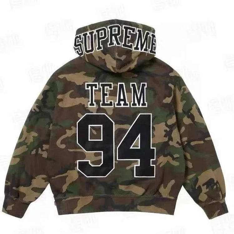 Supreme camouflage hoodie