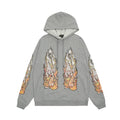 Who Decides War Grey Flame Glass Hoodie
