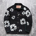 Denim Tears black floral denim jacket