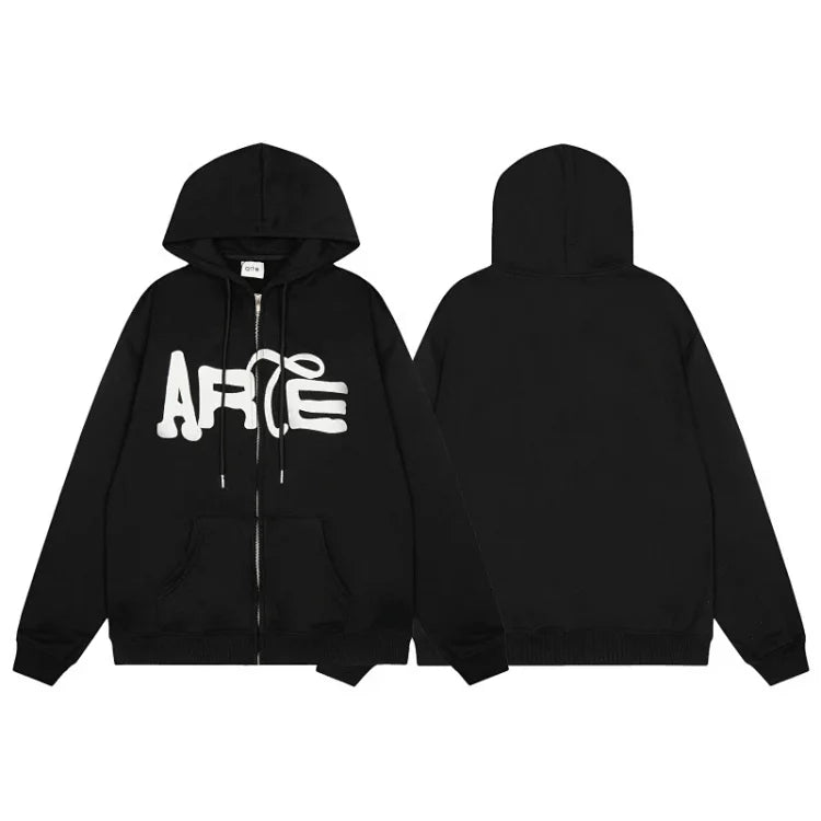 Arte Antwerp Black   Energy   Series Zip-Up Hoodie