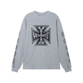 Vetements waffle cotton long-sleeved knit sweater