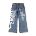 Project Capri light blue distressed loose-fitting men's jeans