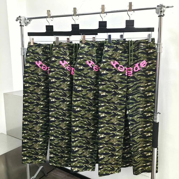 Sp5der OG Web V2 Tiger Stripe Camouflage Track Pants