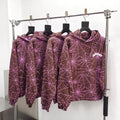 Sp5der AOP Brown Hoodie