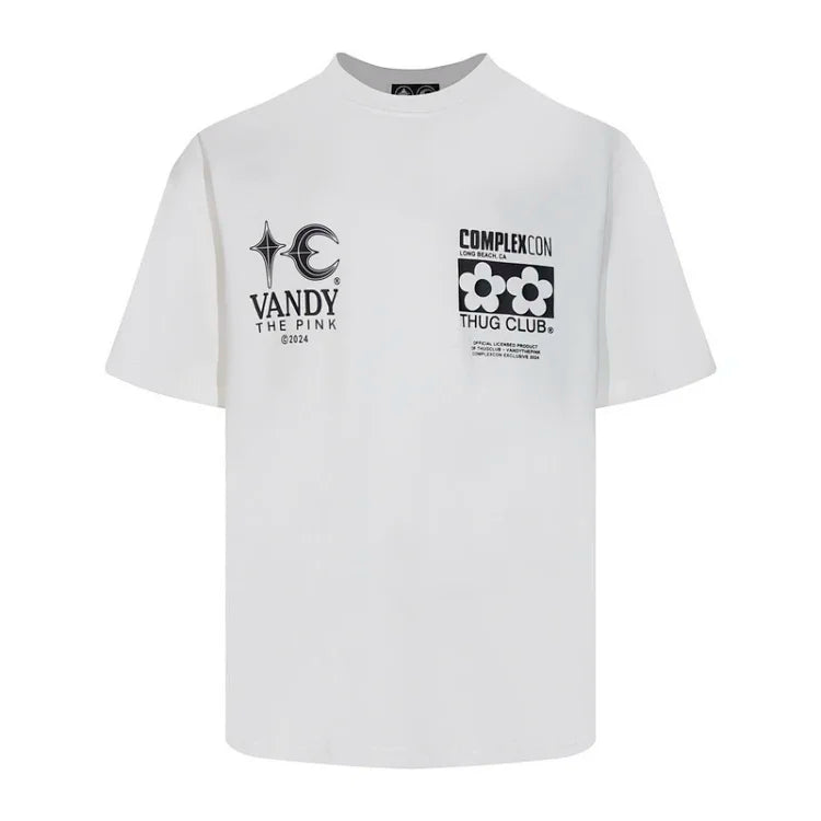 Thug Club x Vandy The Pink Complexcon Limited Edition White Short-Sleeve T-Shirt
