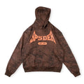 Sp5der brand brown tree-pattern camouflage hoodie