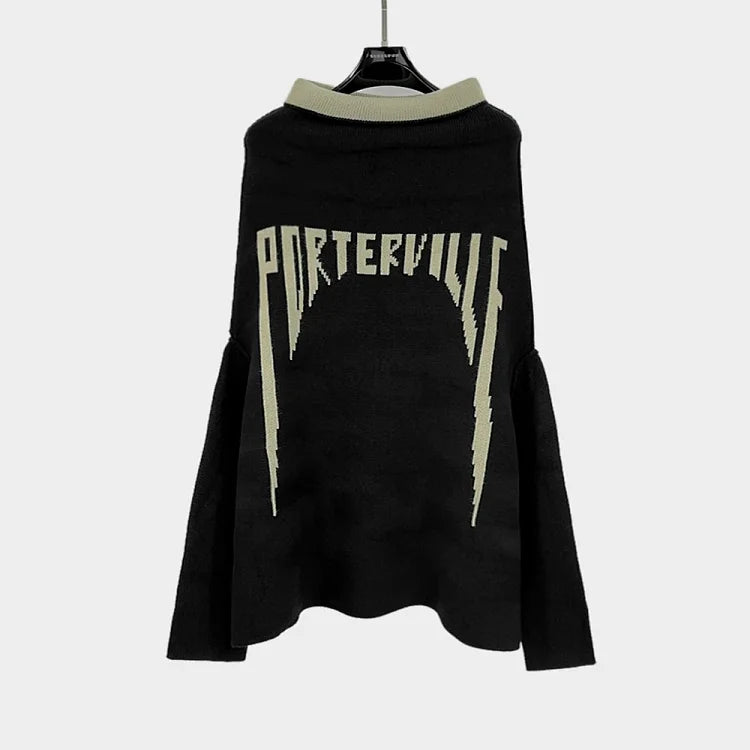 Rick Owens' black   Porterville   knit sweater