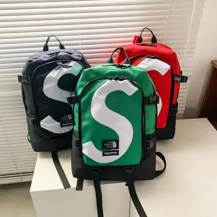 Supreme's Fall/Winter 2020   S Logo   Green Backpack in collaboration with The North Face