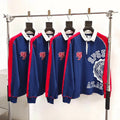 Sp5der Academy Rugby Navy Blue Long-Sleeved Rugby Shirt