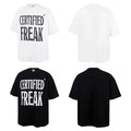 Fireball brand Certified Freak 3D Foam Print Oversized T-shirt