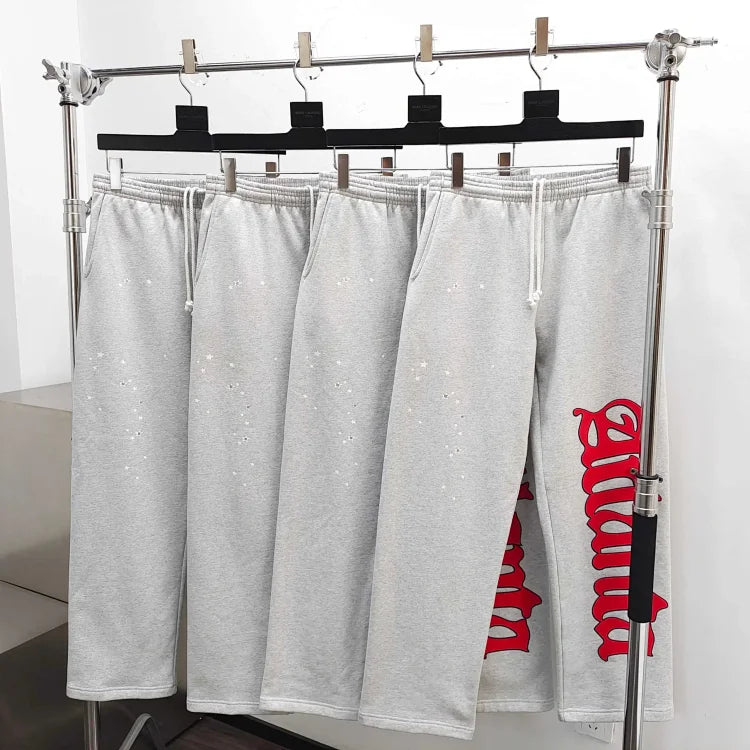 Sp5der Atlanta Wide-Leg Sweatpants