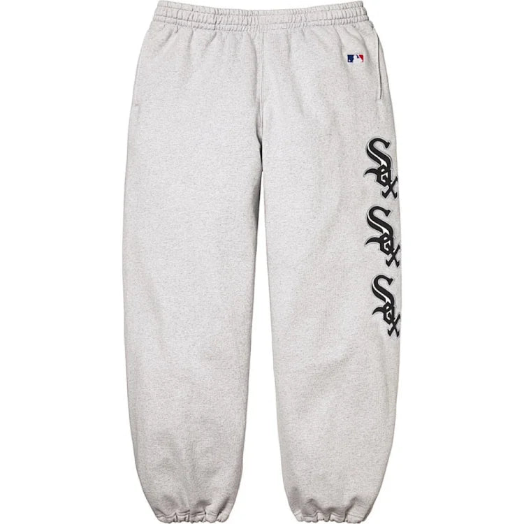 Supreme x Chicago White Sox light grey track pants