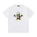 Chrome Hearts collaborated with artist Joe Foti on the Foti Harris Teeter white short-sleeved T-shirt.