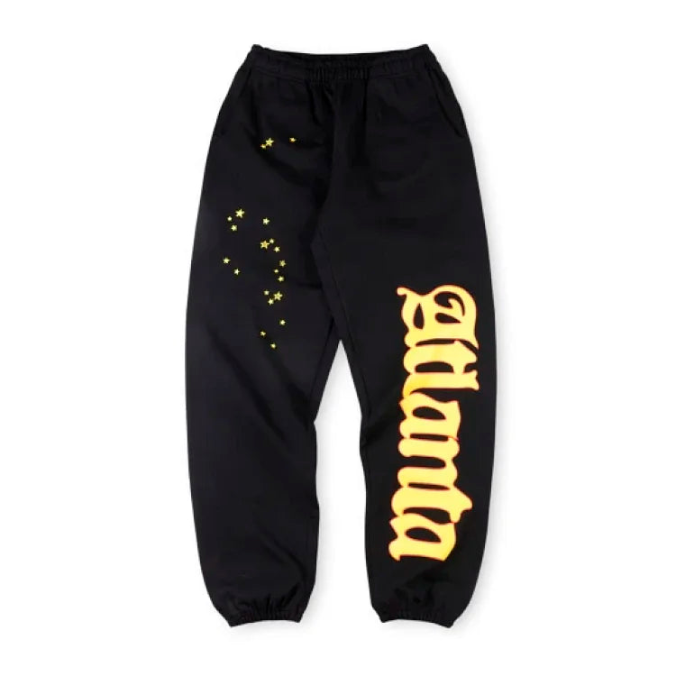 Sp5der Atlanta graphic track pants