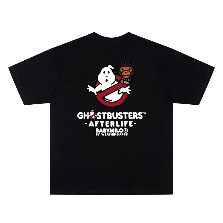 Afterlife collaboration black short-sleeved T-shirt