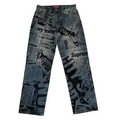 Supreme Regular Jean Newspaper Trendy Jeans