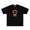 A Bathing Ape (BAPE) Wild Leopard Pattern Big Baby Milo Women's Short-Sleeve T-Shirt