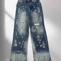 Who Decides War brand distressed jeans