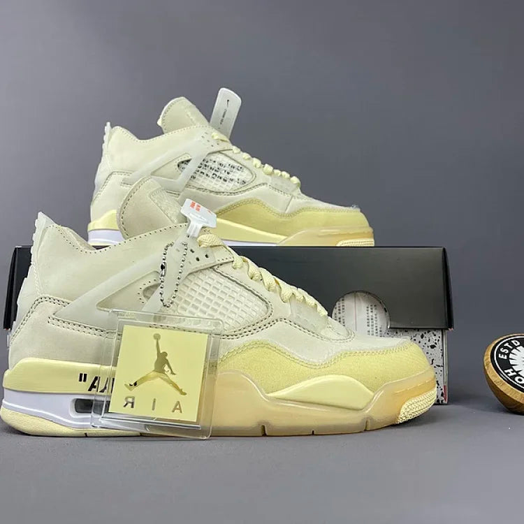 Jordan x Off-White Air Jordan 4 Retro SP  Sail   sneakers