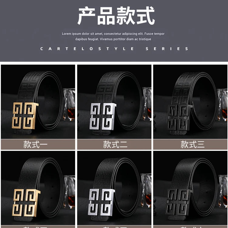 Givenchy 4G Black Leather Belt