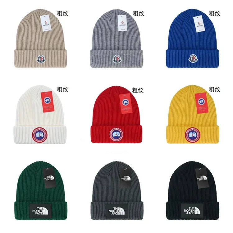 Moncler rib-knit wool beanie