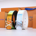 Louis Vuitton Prism logo belt