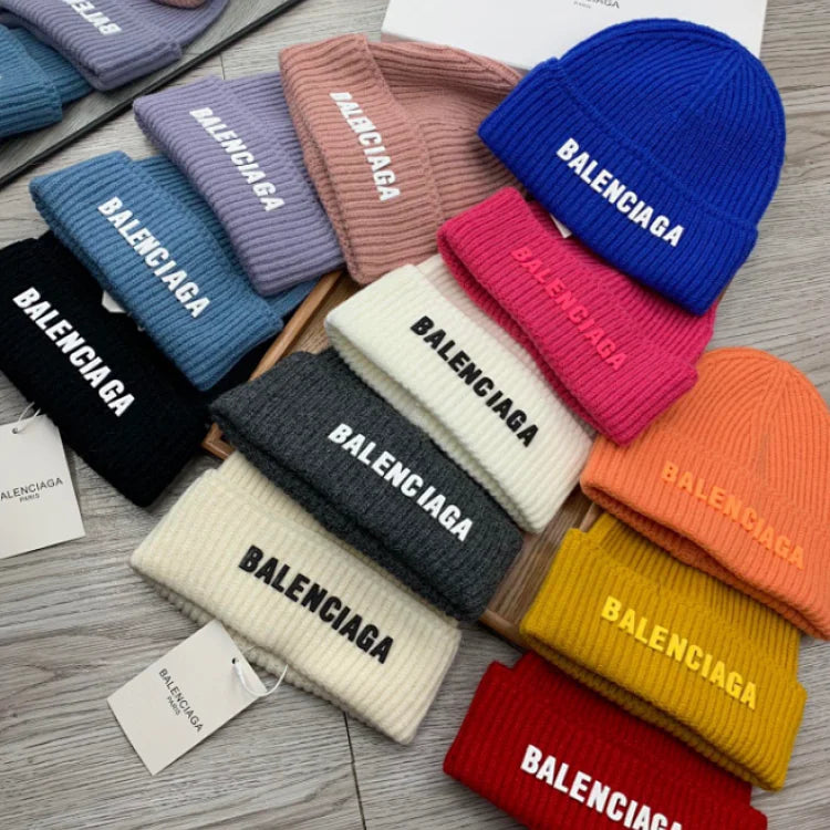 Balenciaga ribbed knit hat