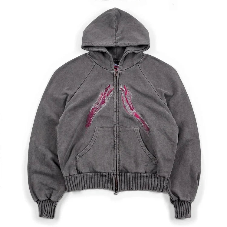 House of Errors Reflection Zipper Hoodie
