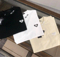 Prada 100% Cotton Crew Neck T-Shirt
