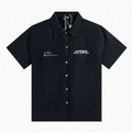 Black club sponsor representative shirt.