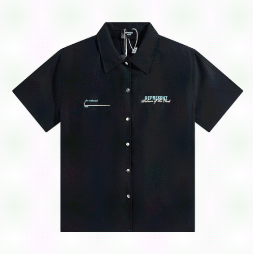 Black club sponsor representative shirt.