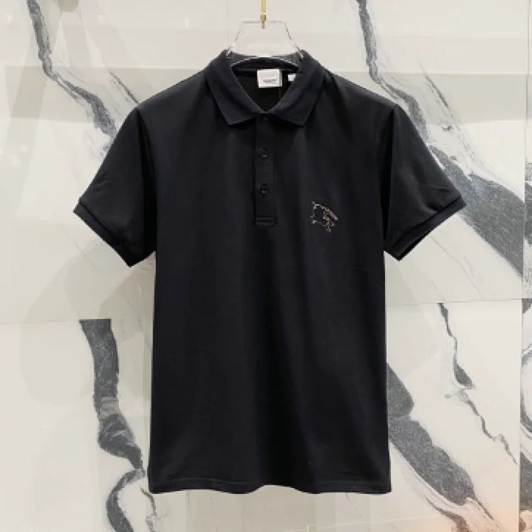 Black Burberry polo shirt