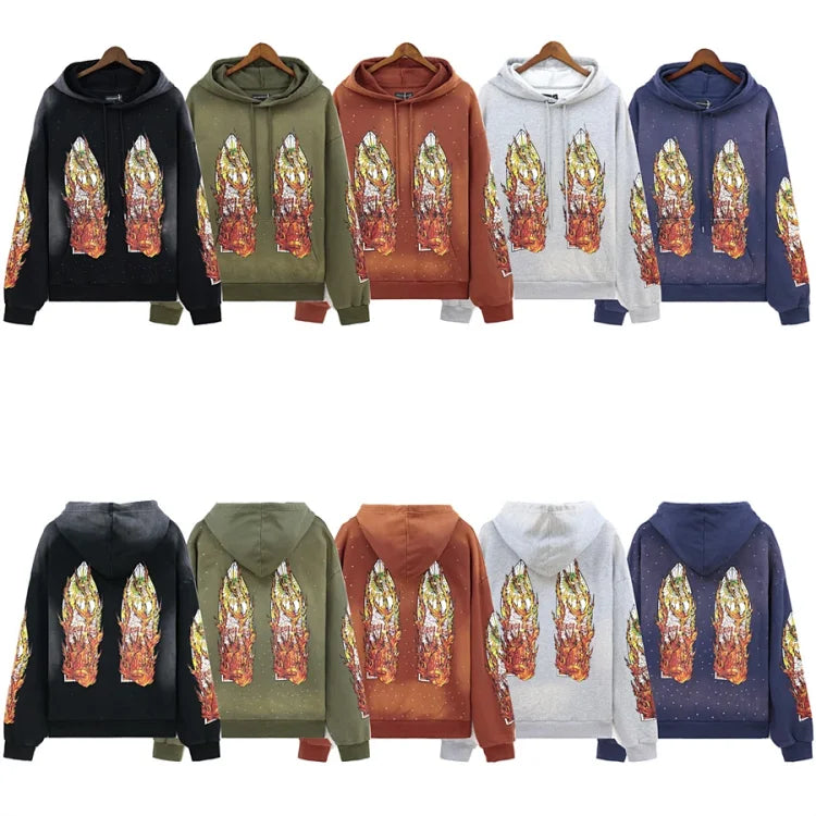 Who Decides War Rhinestone Hoodie