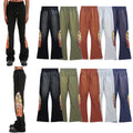 Who Decides War Flame Rhinestone Pants