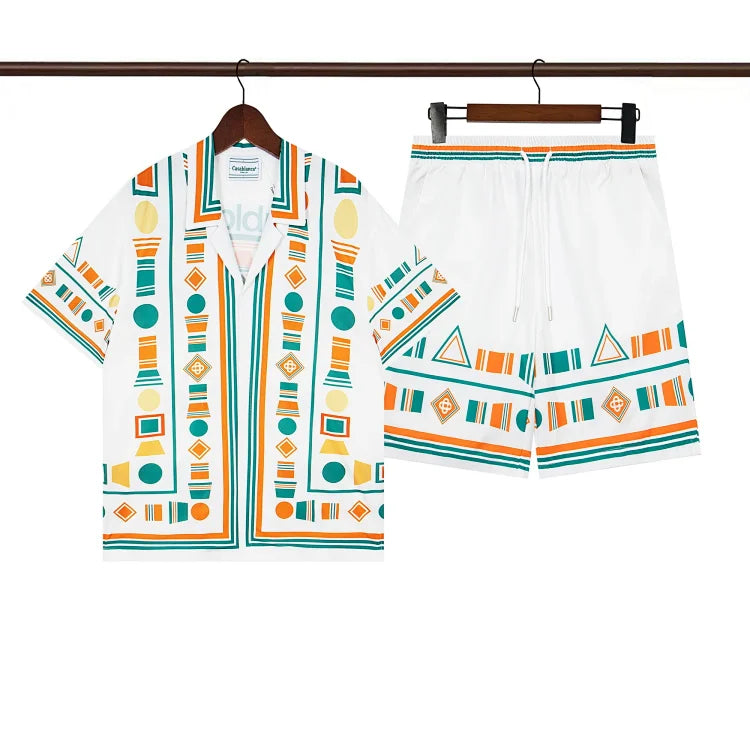 Casablanca brand short-sleeve shirt