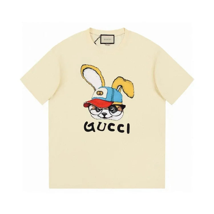 Gucci off-white cotton knit T-shirt