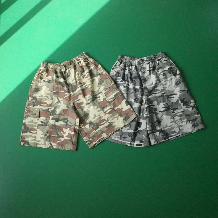 MERTRA Rip-resistant Camouflage Cargo Shorts