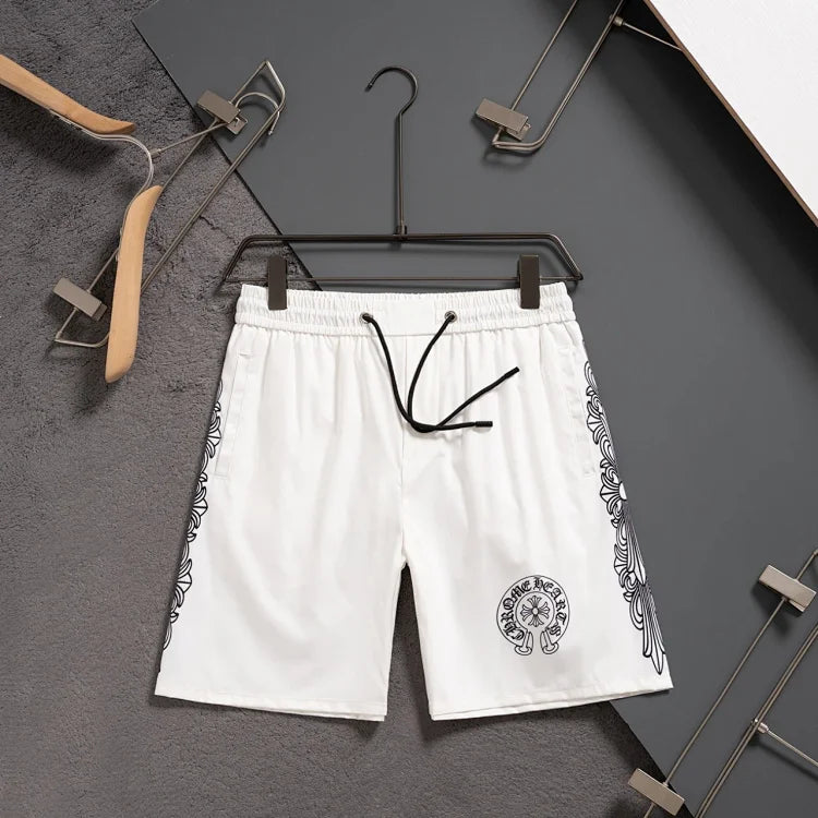 White Chrome Hearts cotton shorts